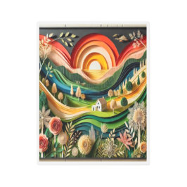 壁の魔法 メタルプリント