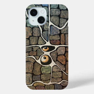 壁のiPhone / iPadケースの目 iPhone 15ケース