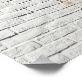 壁のReebokロゴのクローズアップ写真 ポスター (角)