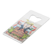 壁のTRUMPTY DUMPTY SAT クレジットカード栓抜き (裏面アングル)