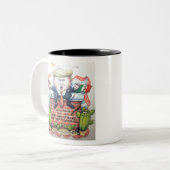 壁のTRUMPTY DUMPTY SAT ツートーンマグカップ (正面左)