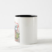 壁のTRUMPTY DUMPTY SAT ツートーンマグカップ (中央)