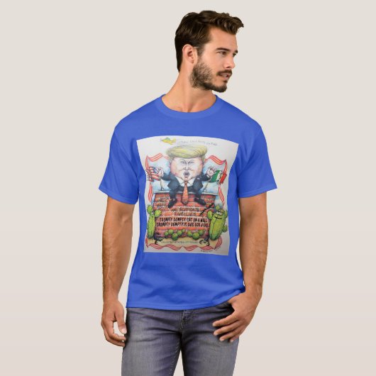 壁のTRUMPTY DUMPTY SAT Tシャツ (正面フル)