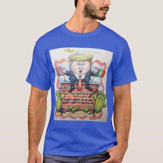 壁のTRUMPTY DUMPTY SAT Tシャツ (正面)