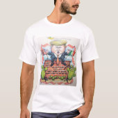 壁のTRUMPTY DUMPTY SAT Tシャツ (正面)