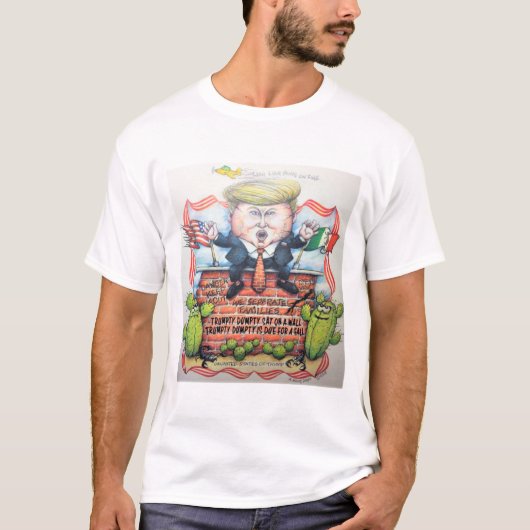 壁のTRUMPTY DUMPTY SAT Tシャツ (正面)
