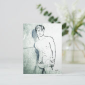 壁はがきに影を落とす ポストカード (スタンド正面)