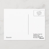 壁はがきの穴 ポストカード (裏面)