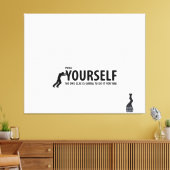 壁やる気を起こさせるアート、感動的引用文、ポスティー キャンバスプリント (インサイチュ (リビング))