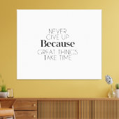 壁やる気を起こさせるアート、感動的引用文、ポスティー キャンバスプリント (インサイチュ (リビング))