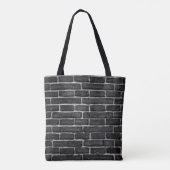 壁れんが壁の建物 トートバッグ (裏面)