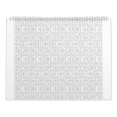 壁をコンテンポラリー飾る壁紙デザイン カレンダー (カバー)