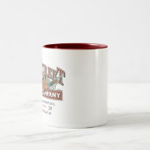 壁を使って醸造する ツートーンマグカップ (中央)