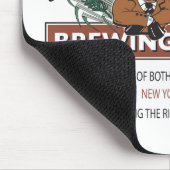 壁を使って醸造する マウスパッド (コーナー)