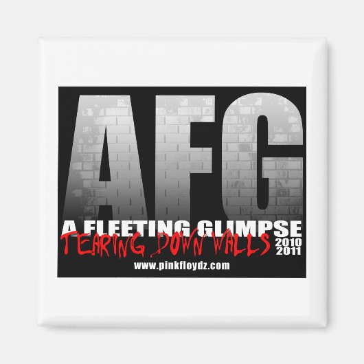 「壁を引き裂く」マグネット マグネット (正面)