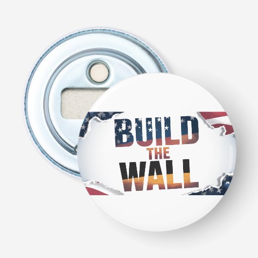 壁を構築 – 磁気ボトルオープナー 栓抜き (正面)