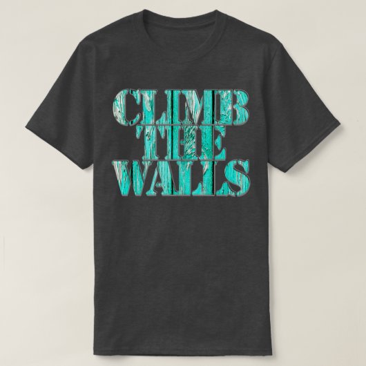 壁を登る Tシャツ (デザイン正面)