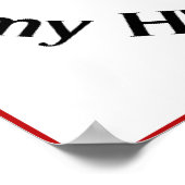 壁を破るレディーサッカーポスター ポスター (角)