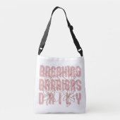 壁を破る毎日の女性エンパワーメント女の子のポー クロスボディバッグ (裏面)