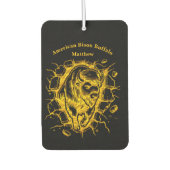 壁を突き破るバイソン カーエアーフレッシュナー (正面)