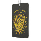 壁を突き破るバイソン カーエアーフレッシュナー (左)