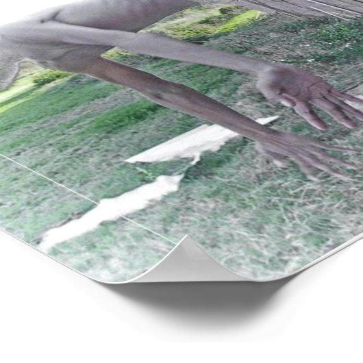 壁を覆う ポスター (角)