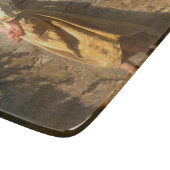 壁を見下ろす美しい女性(ヴィンテージ) カッティングボード (角)