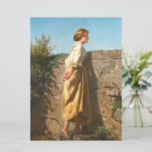 壁を見下ろす美しい女性(ヴィンテージ) カード (スタンド正面)