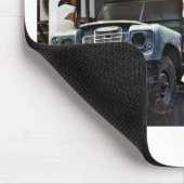 壁を通した悪い駐車 マウスパッド (コーナー)