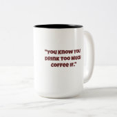 壁を通して振動できるおもしろマグカップ ツートーンマグカップ (正面右)