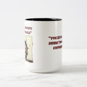 壁を通して振動できるおもしろマグカップ ツートーンマグカップ (中央)