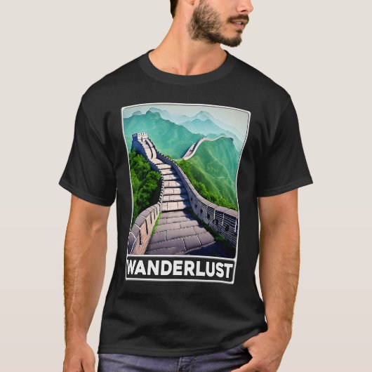壁オブ素晴らし中国ワンドルラスト Tシャツ (正面)