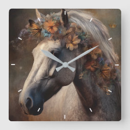 壁カスタム時計(自分の写真や文字を追加) スクエア壁時計