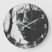 壁カスタム時計(自分の写真や文字を追加) ラージ壁時計 (正面)