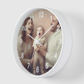 壁カスタム時計(自分の写真や文字を追加) 壁時計 (傾斜)