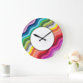 壁カラフルモダン時計 ラージ壁時計 (ホーム)