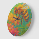 壁カラフル時計：芸術と機能の融合 ラージ壁時計 (傾斜)