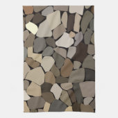 壁カラフル石パターン キッチンタオル (縦)