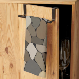 壁カラフル石パターン キッチンタオル