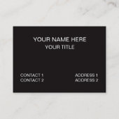 壁カラフル石パターン 名刺 (裏面)