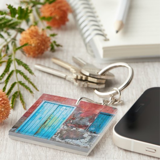 壁カラフル、ドア及びシャッター キーホルダー (正面右)