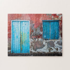 壁カラフル、ドア及びシャッター ジグソーパズル