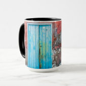 壁カラフル、ドア及びシャッター マグカップ (正面左)
