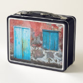 壁カラフル、ドア及びシャッター メタルランチボックス (裏面)