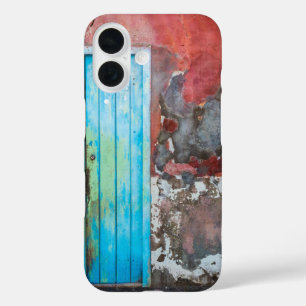 壁カラフル、ドア及びシャッター iPhone 16ケース