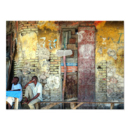 壁カラフル フォトプリント           