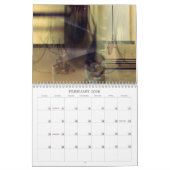 壁カレンダー抽象芸術寸法 カレンダー (2月 2026)