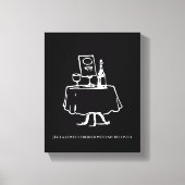 壁キャンバ絵を描ス キャンバスプリント (正面)