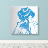 壁キャンバ絵を描ス キャンバスプリント (インサイチュ (ウッドフロア))