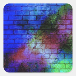 壁グラフィティ スクエアシール